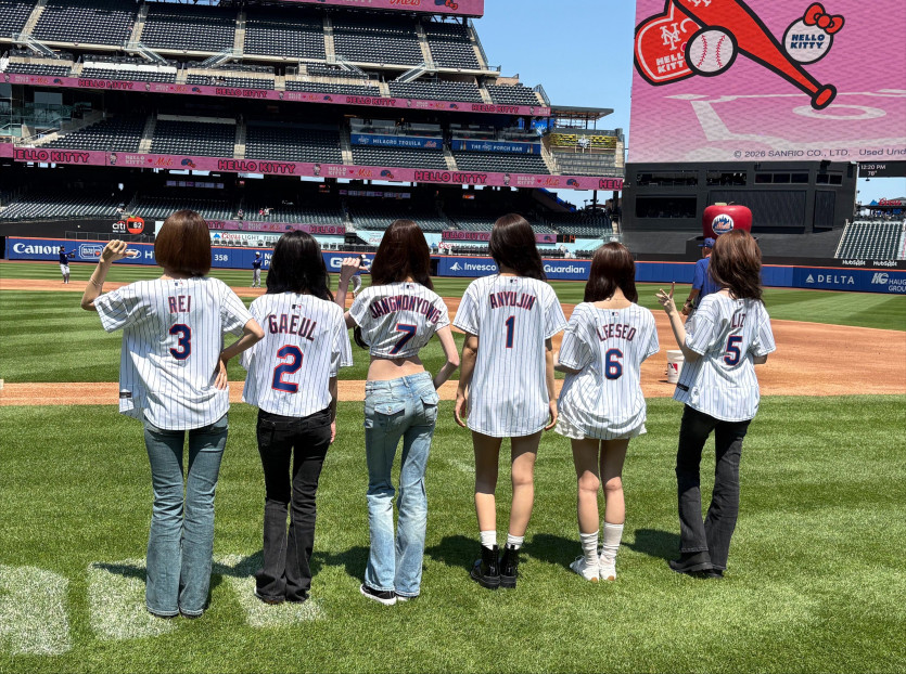 아이브 장원영 MLB 뉴욕 메츠 시구