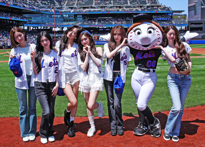아이브 장원영 MLB 뉴욕 메츠 시구