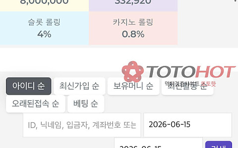 옐로우 옐로우 1170만원 슬롯 수익 뒤 계정 삭제 제보