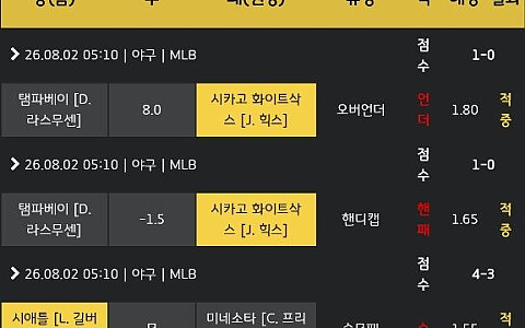 블랙로즈 블랙로즈 314만원 MLB 3폴더 적중 뒤 양방 주장·계정 차단 제보