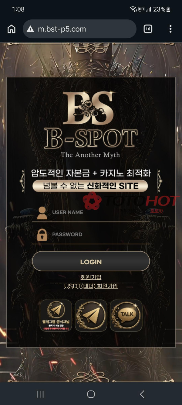비스팟 먹튀 관련 화면 2