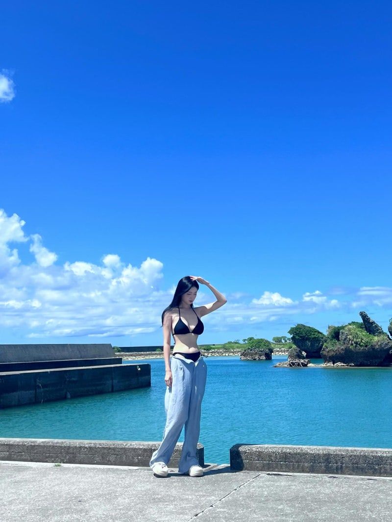 정하린 치어리더 비키니 몸매