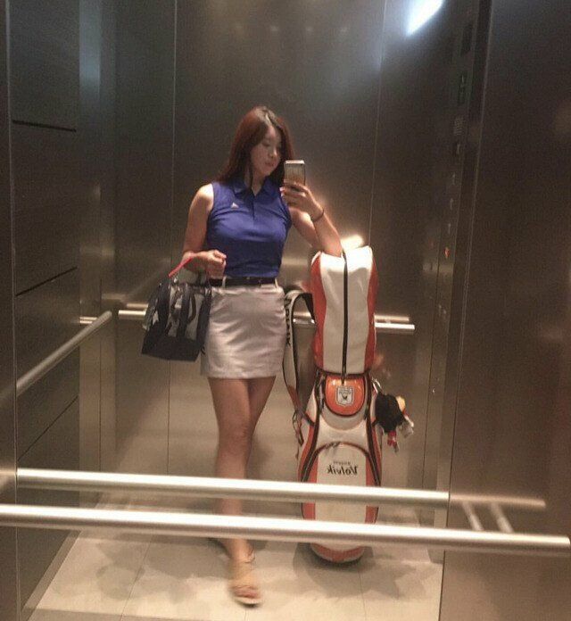 김사랑 몸매 대역이었던 프로골퍼 정현우