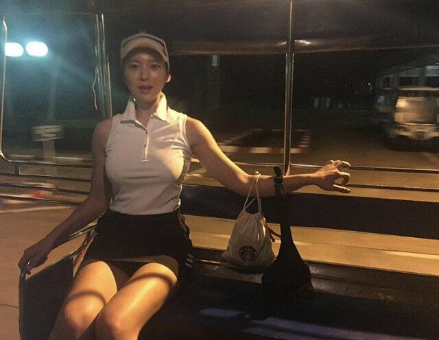 김사랑 몸매 대역이었던 프로골퍼 정현우