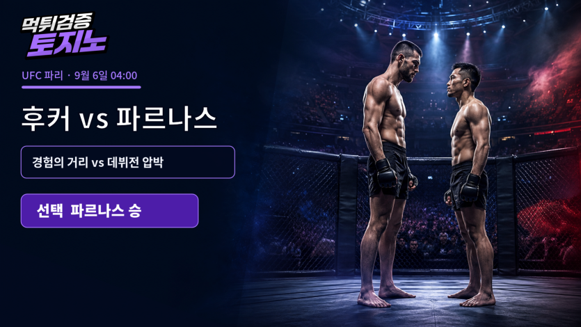 UFC 파리 데뷔전 변수, 후커의 거리 싸움과 파르나스의 압박