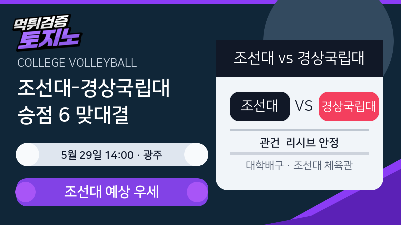 조선대-경상국립대