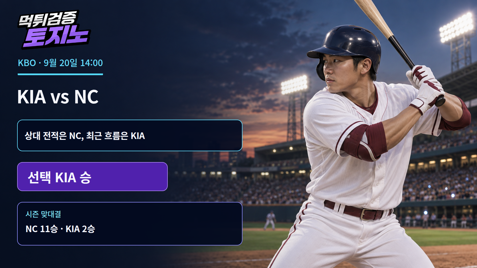 KIA에 11승 거둔 NC, 5연패 흐름도 끊을 수 있을까?