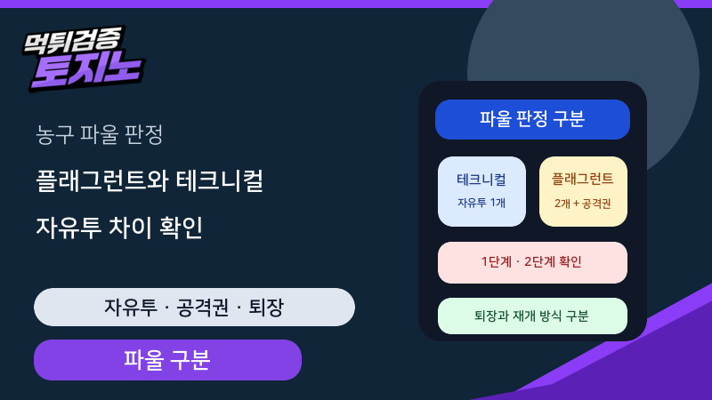 농구 플래그런트 파울과 테크니컬 파울 자유투 차이